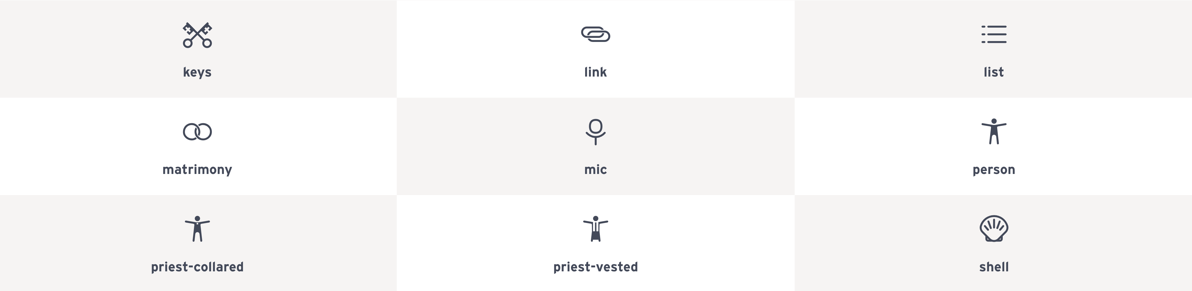 Free Catholic icon font